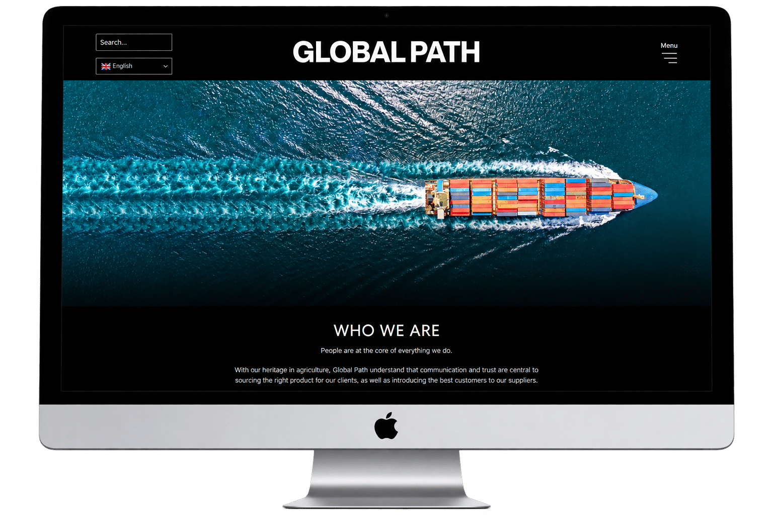 The original Global Path website