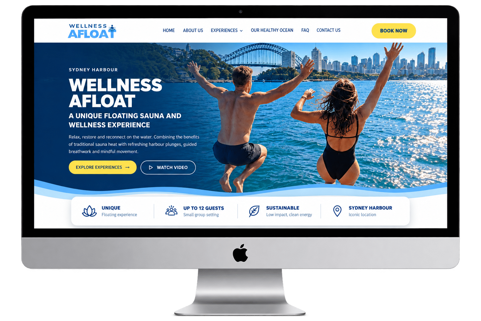 The new Wellness Afloat website