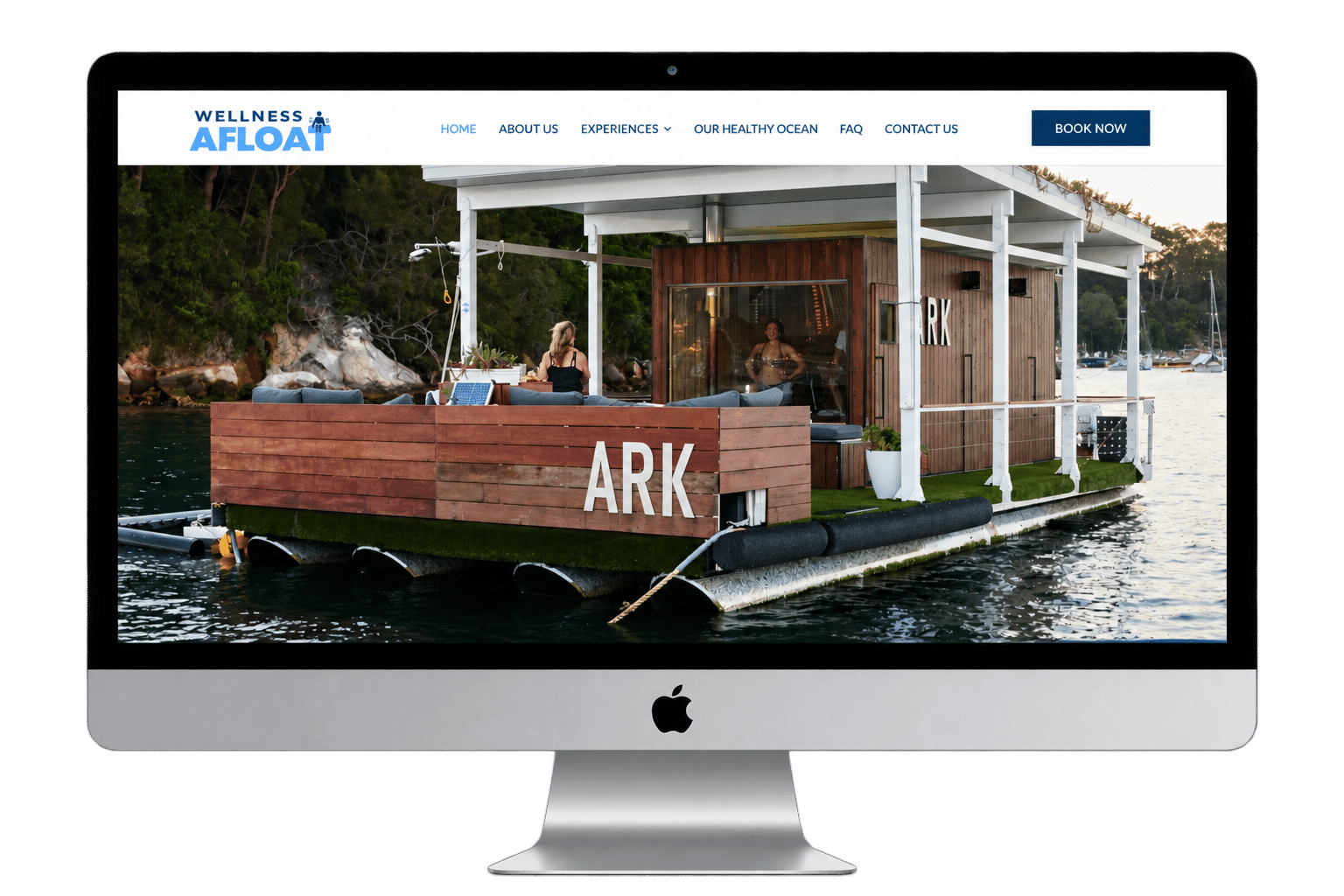 The original Wellness Afloat website